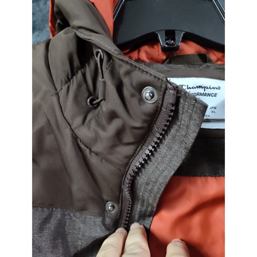 Champion Performance Puffer Jacket Large/ Brown H… - image 3